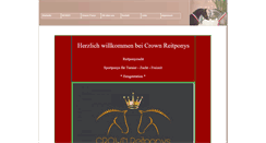 Desktop Screenshot of crown-reitponys.de